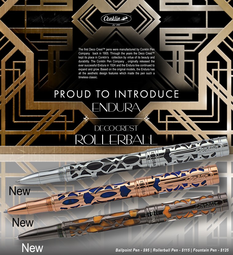 Conklin Endura Deco Crest Endar_deco_crest_June_22
