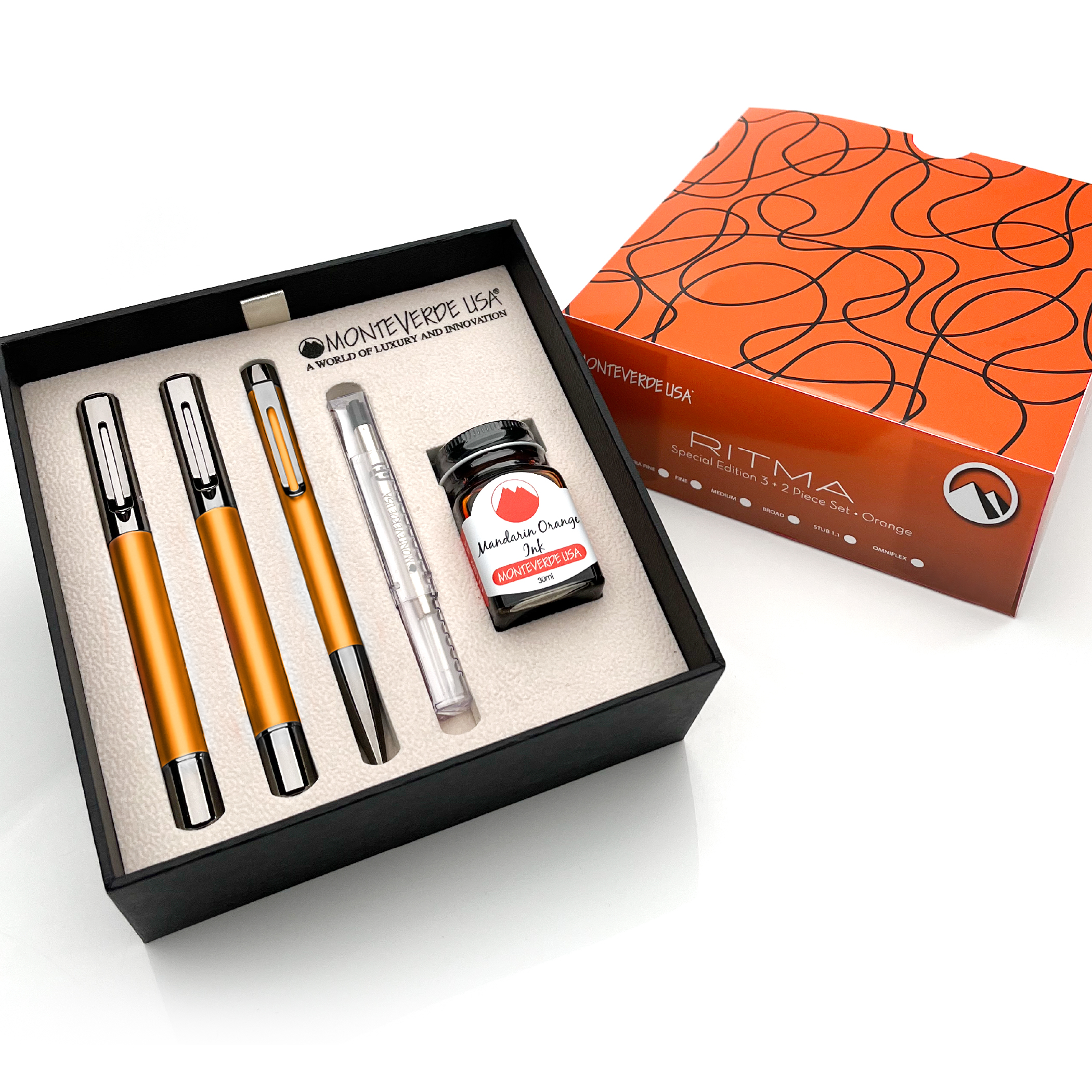 Monteverde Ritma Anodized Orange ritma_orange_packaging_set_3_2